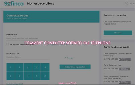 sofinco telephone client|Comment contacter Sofinco